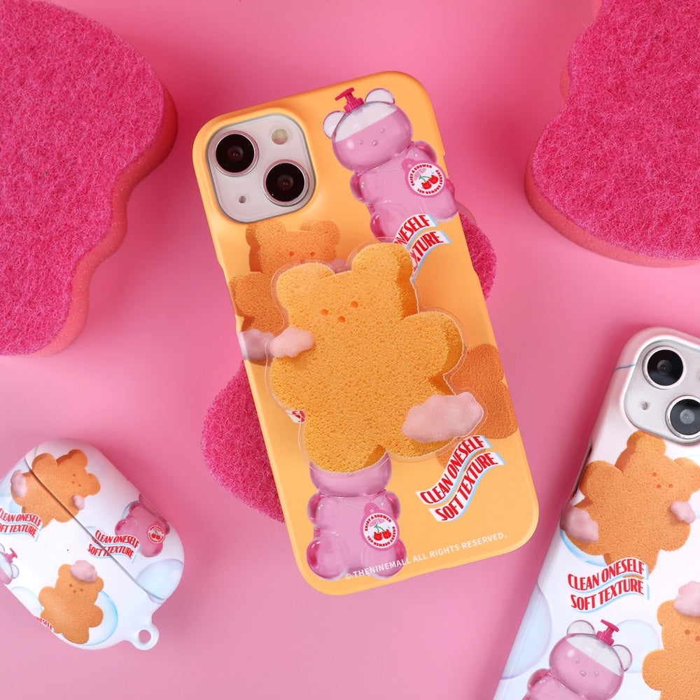 Pattern Loofah Gummy Phone Case (Hard 普通硬殼) (2色)