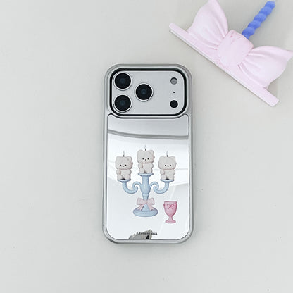 Sweet Candle Gummy Phone Case (Mirror silver bumper case)