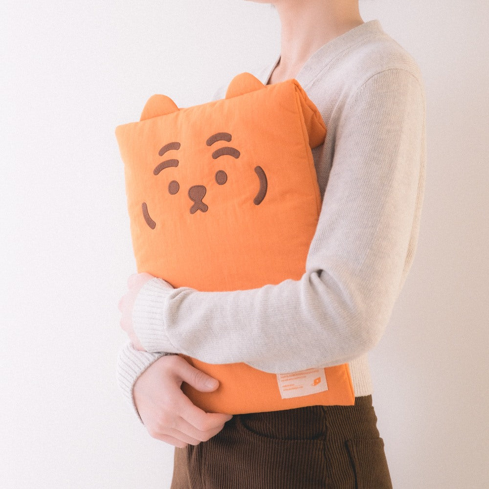 Muzik Tiger Slim Laptop Pouch (9-16 inch) #橙色老虎