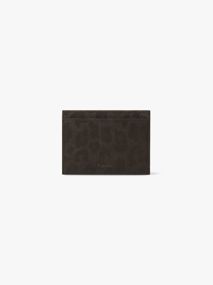 Fennec Triangle Deco Wallet - Leopard Brown