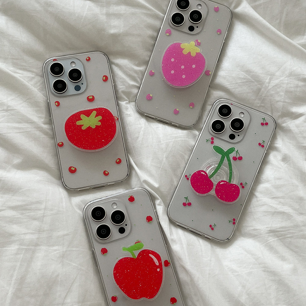 Mini Fruit Pattern Phone Case (Clear/Tank Clear/Clear card storage) (4款)