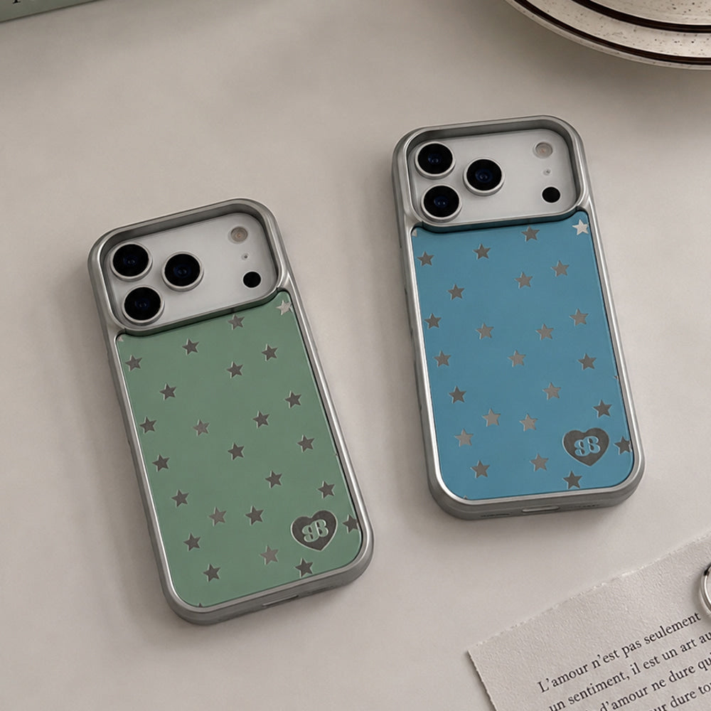 MINI STAR MIRROR BUMPER CASE (4色)