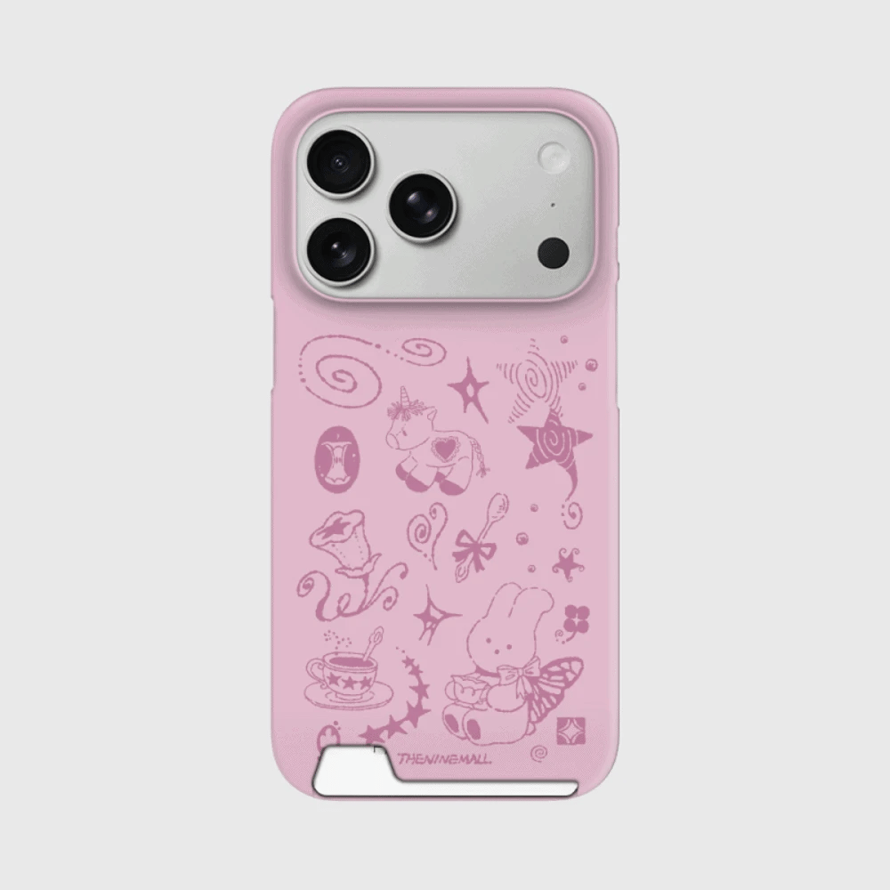 Windys Tea Time Doodle Phone Case (Hard/Card Storage/Magsafe)