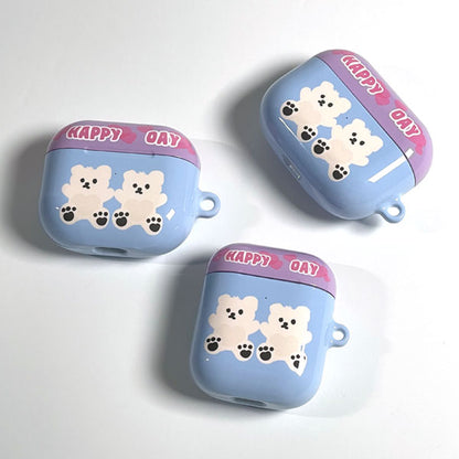 Mazzzzy happy day airpods case (Hard, glossy)