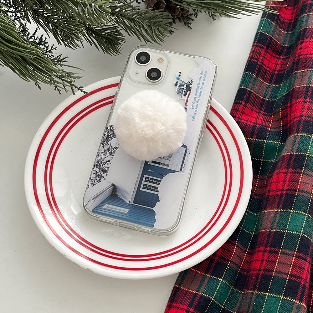 Beautiful Snow Pile Phone Case (Clear/Tank Clear/Clear card storage)