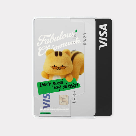Theninemall Fabulous Chipmunk Magsafe Card Zip