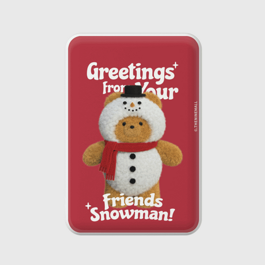 Theninemall Greetings Gummy Snowman (Magsafe battery)