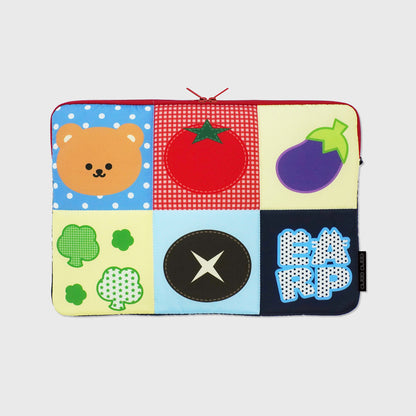 Earp Earp Patch Color Blue Ipad/Notebook Pouch (11/13/15 inch)