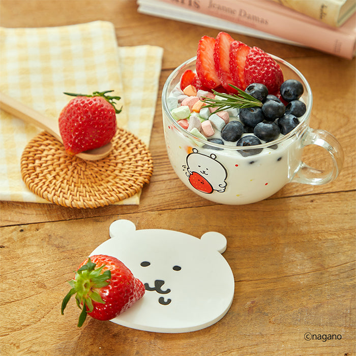 Joke Bear Cereal Cup+Coaster Set 白熊杯+杯墊