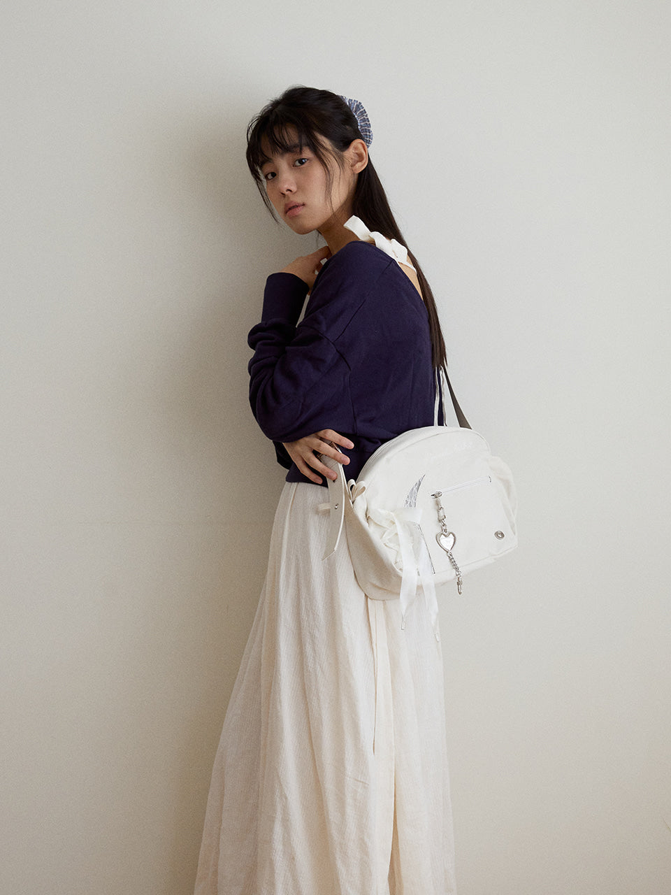 Ovuni Romantique Sneaker Crossbody Bag_Ivory