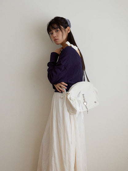 Ovuni Romantique Sneaker Crossbody Bag_Ivory