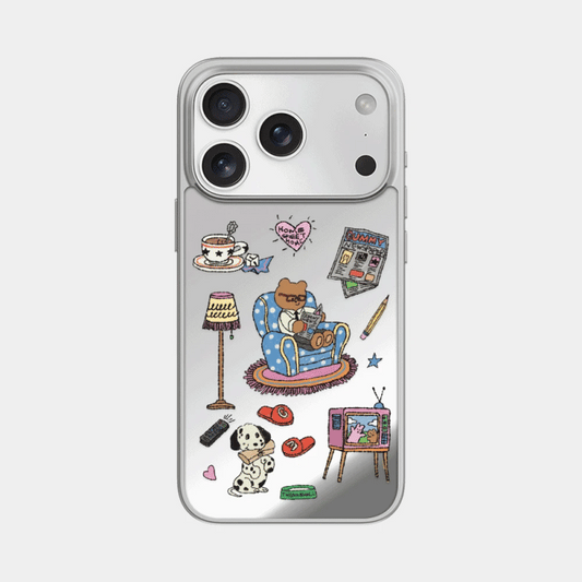 Gummy Sofa Days Phone Case (Mirror silver bumper case)