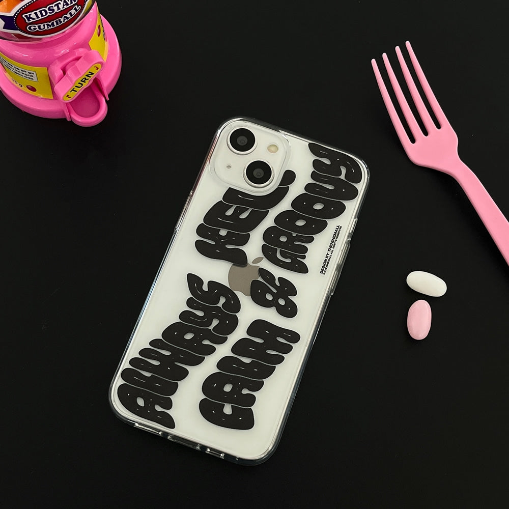 Calm and Groovy Phone Case (Clear/Tank Clear 透明款) (3色)