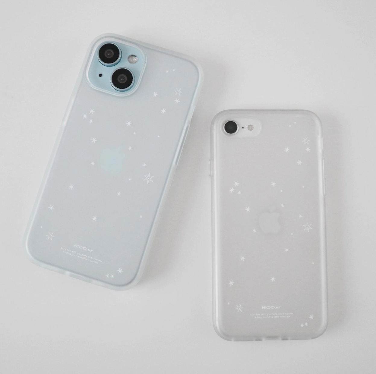 HIOO.kr fog small stars case (半透明殼)