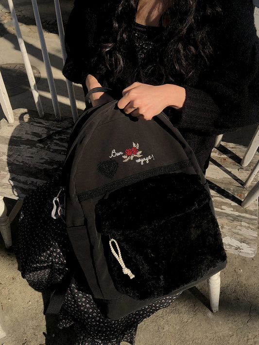 Ovuni Vintage Bon Voyage Backpack - Black