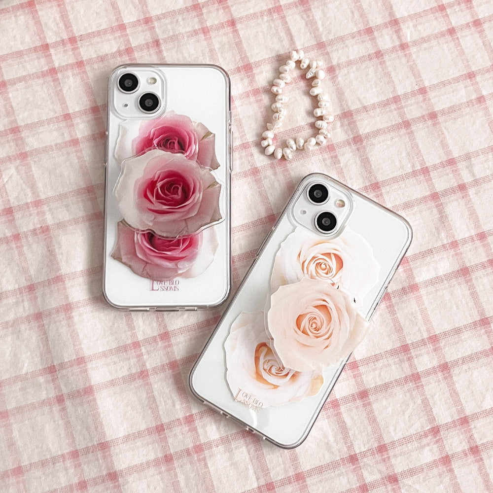 Love Blossoms Phone Case (Clear/Tank Clear/Clear card storage)