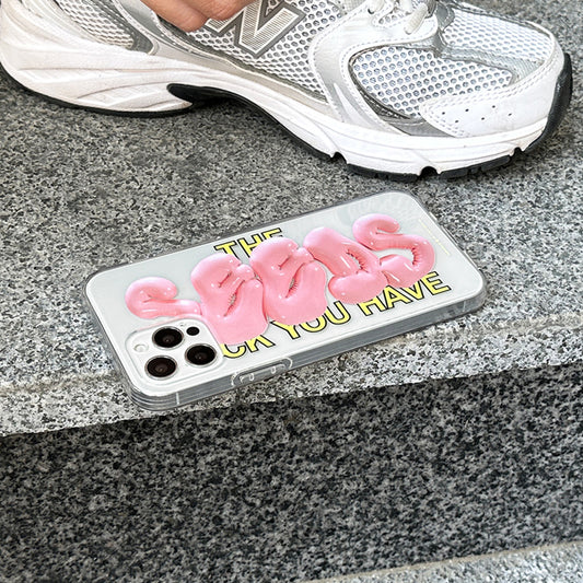 544 Seeds Pink Phone Case (Clear 透明殼)