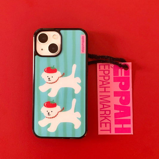 Eppah Tomato Maltese Case (Epoxy bumper/Glass/Magsafe)