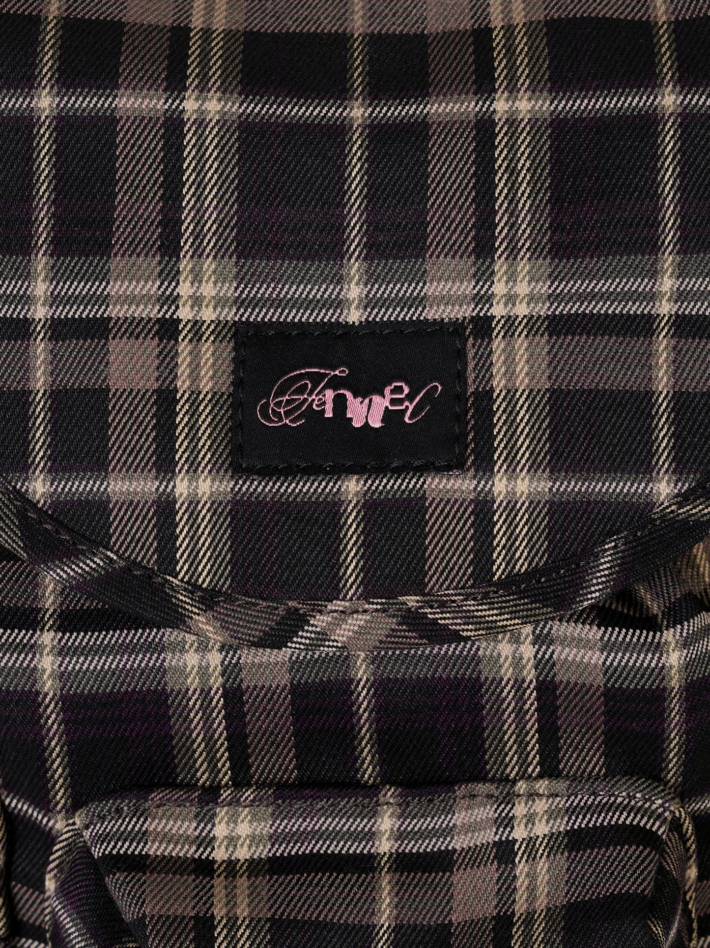 Fennec Berry Pocket Backpack - Check Brown
