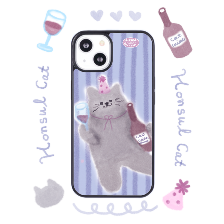 Eppah Honsul Cat Case (Epoxy bumper/Glass/Magsafe)
