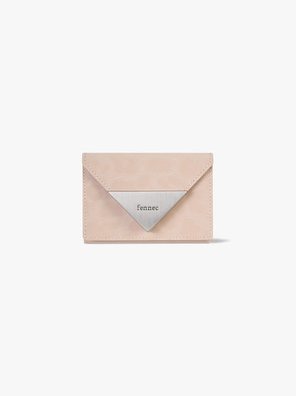 Fennec Triangle Triple Wallet - Leopard Pink