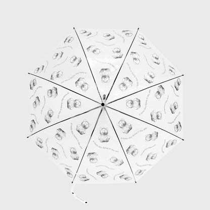 【現貨95折】STEEL COVY PATTERN-CLEAR UMBRELLA