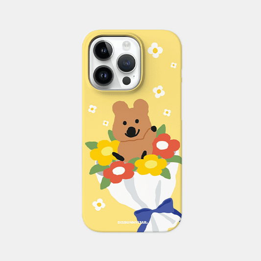 Disbunnystar Bouquet of Flowers Quokka Phonecase (Hard 硬殼) (3款)