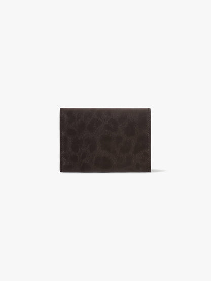 Fennec Matt Triangle Wallet - Leopard brown