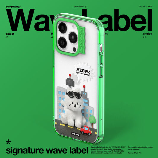 STREET CHICHI-GREEN (Wave Label Clear Case)