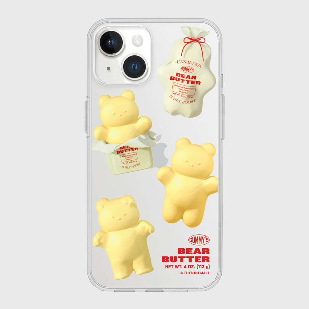 Pattern Butter Gummy Phone Case (Clear/Tank Clear 透明/透明Tank款)