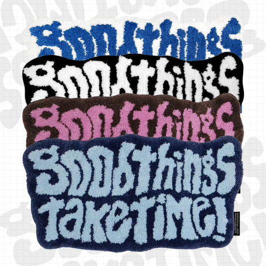 【NEW Color!】Earp Earp Good Things Take Time Rug 地氈 (4色)