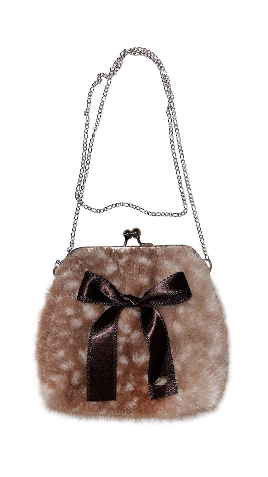 Peakdrawing [M] Fawn ribbon frame bag (2色)