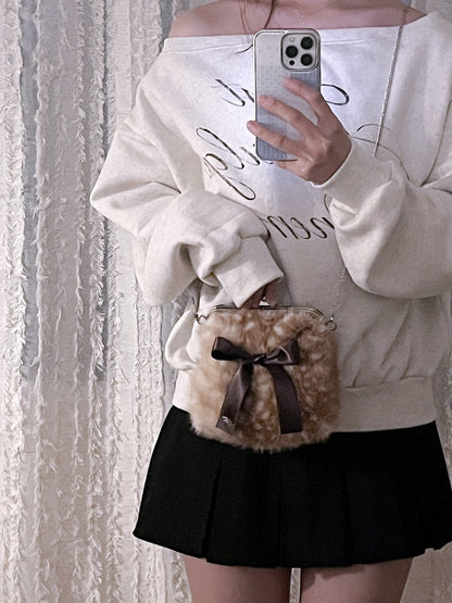 Peakdrawing [M] Fawn ribbon frame bag (2色)