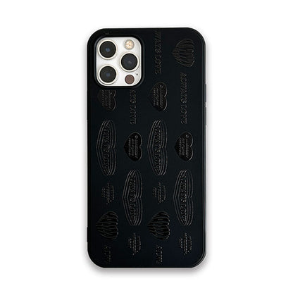 Mazzzzy Logo Pattern Phone Case (Black)