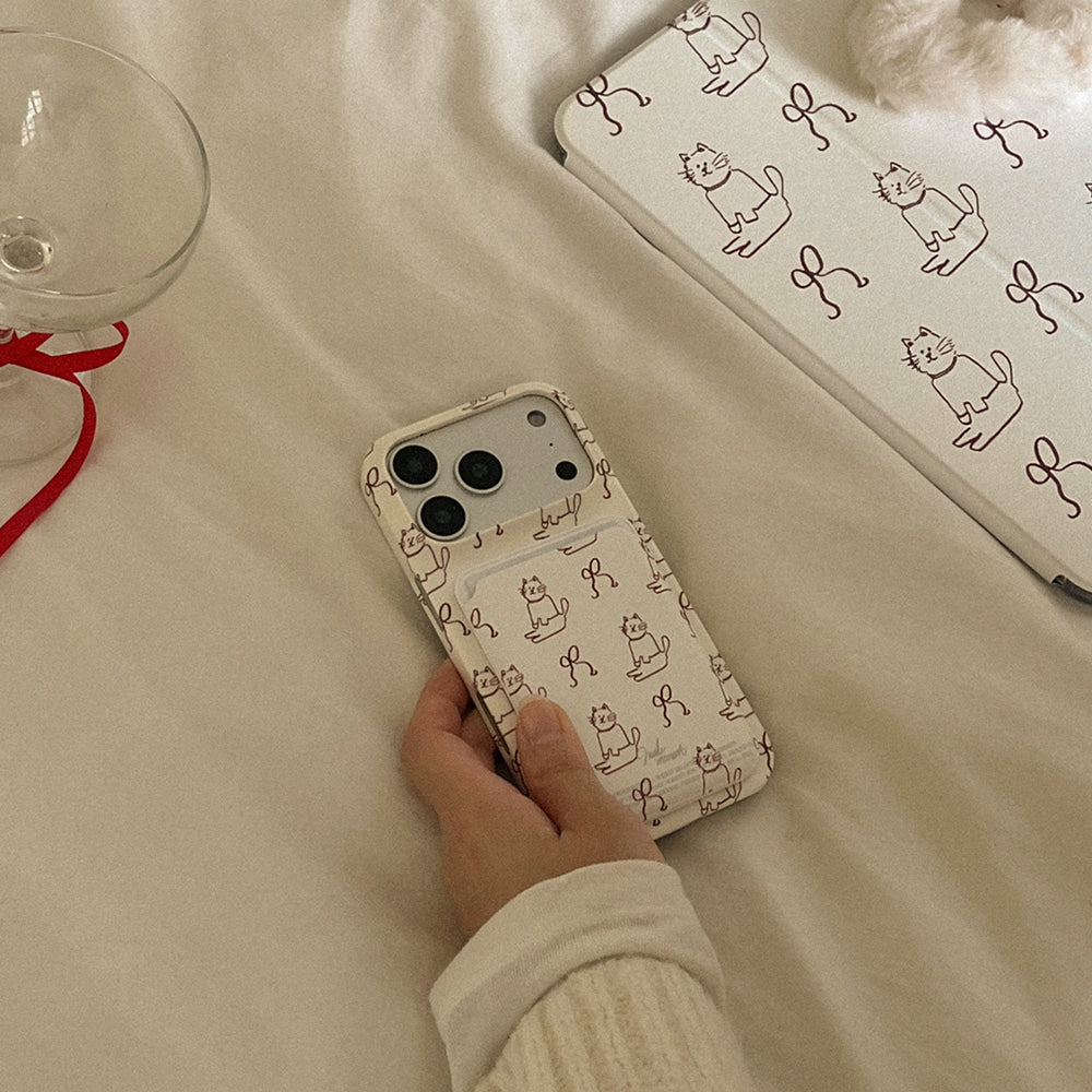 I Like Cat Phone Case (Hard/Card Storage/Magsafe)