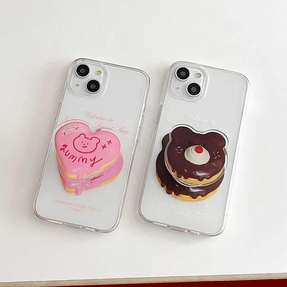 Gummy Donut Shop Phone Case (Clear/Tank Clear/Clear Card Storage) (4款)