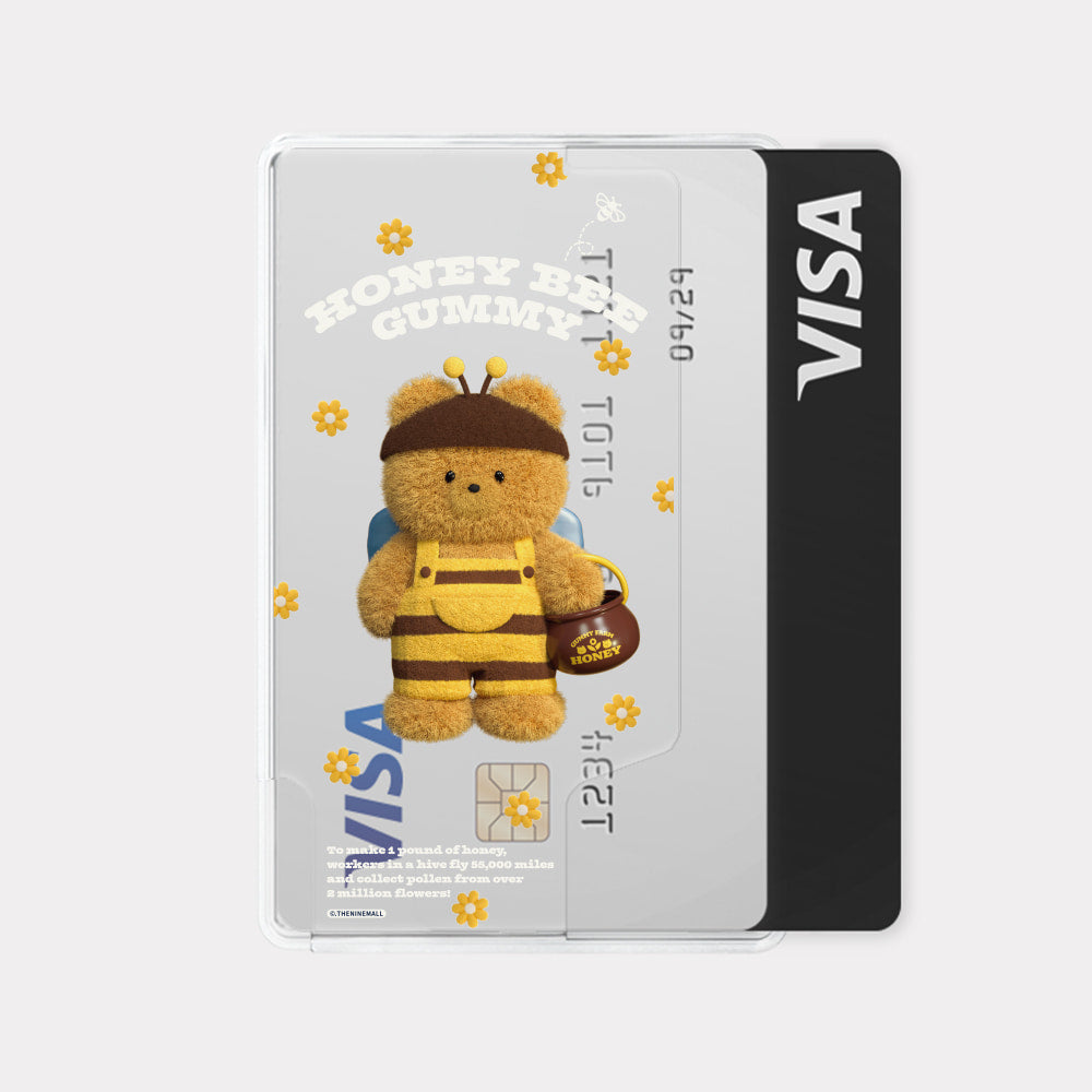 Theninemall Honey Bee Gummy Magsafe Card Zip