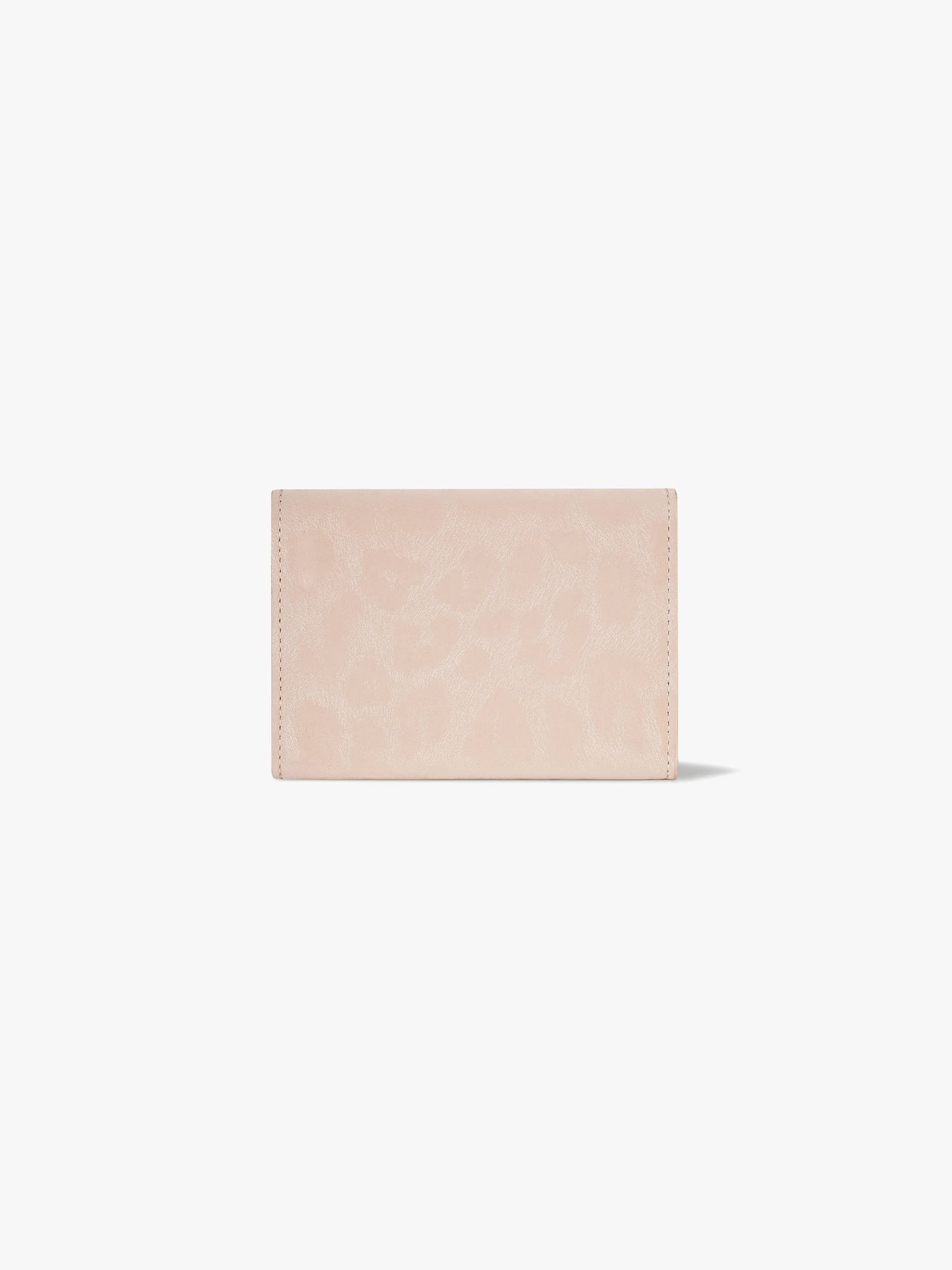 Fennec Matt Triangle Wallet - Leopard Pink