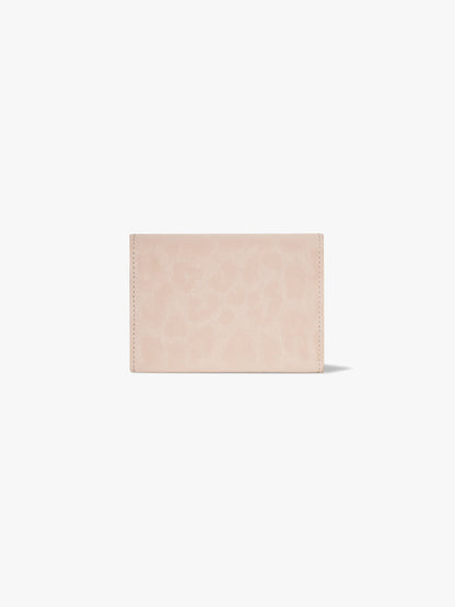 Fennec Matt Triangle Wallet - Leopard Pink