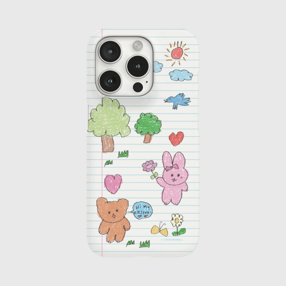 Gummys Picture Diary Phone Case (Hard/Card Storage/Magsafe)