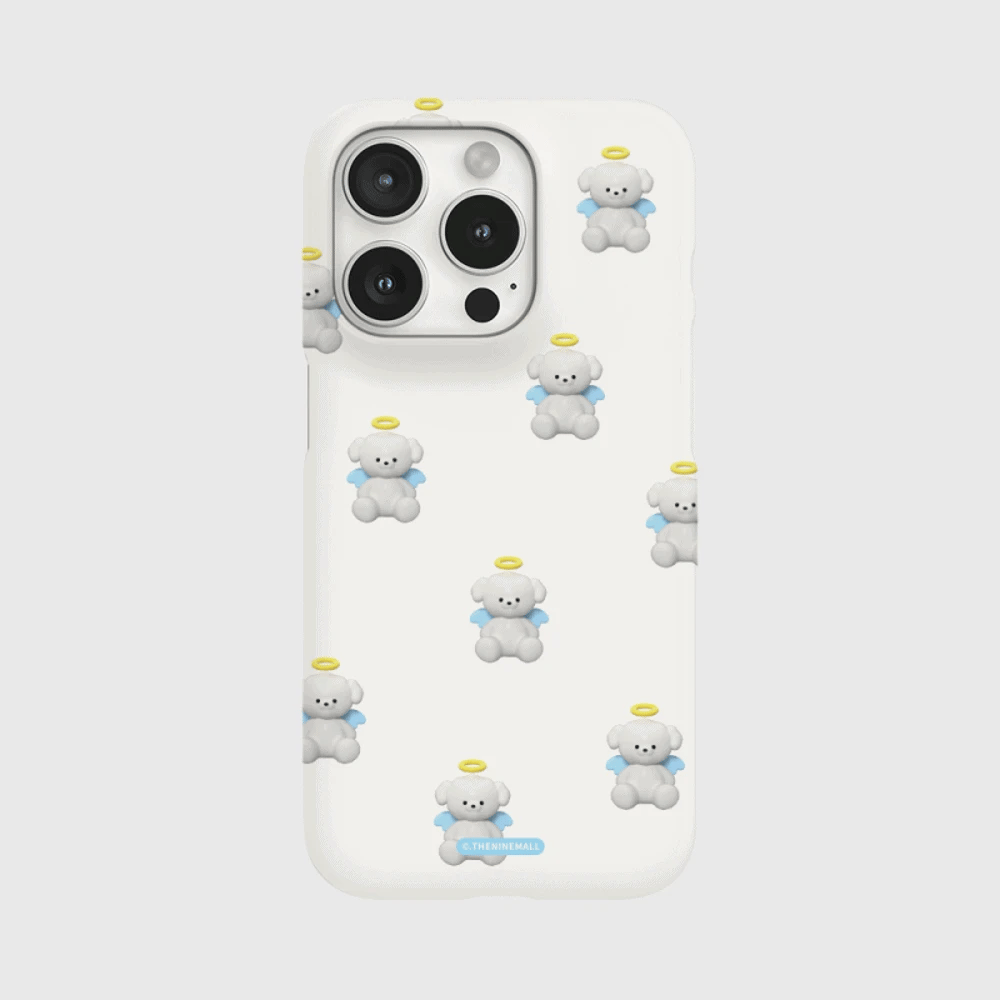 Angel and Devil Puppy Phone Case (Hard/Card Storage/Magsafe)