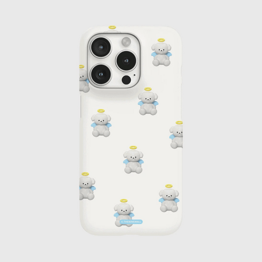 Angel and Devil Puppy Phone Case (Hard/Card Storage/Magsafe)