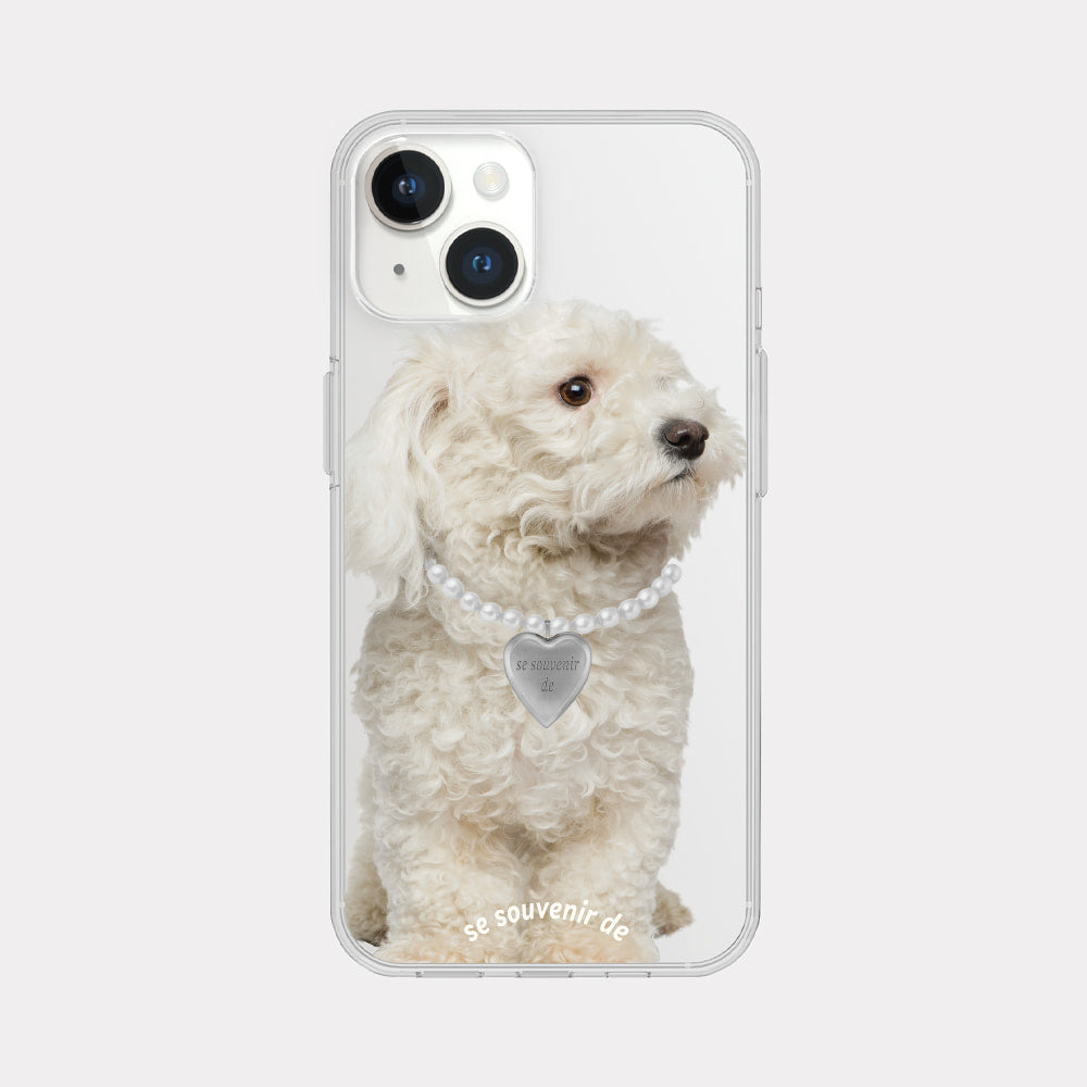 Puppy Souvenir Pendant Phone Case (Clear/Tank 透明/透明Tank款)