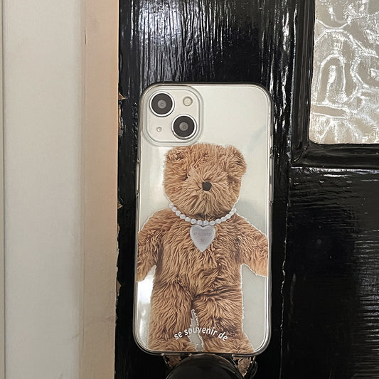 Teddy Souvenir Pendant Phone Case (Clear/Tank 透明/透明Tank款)