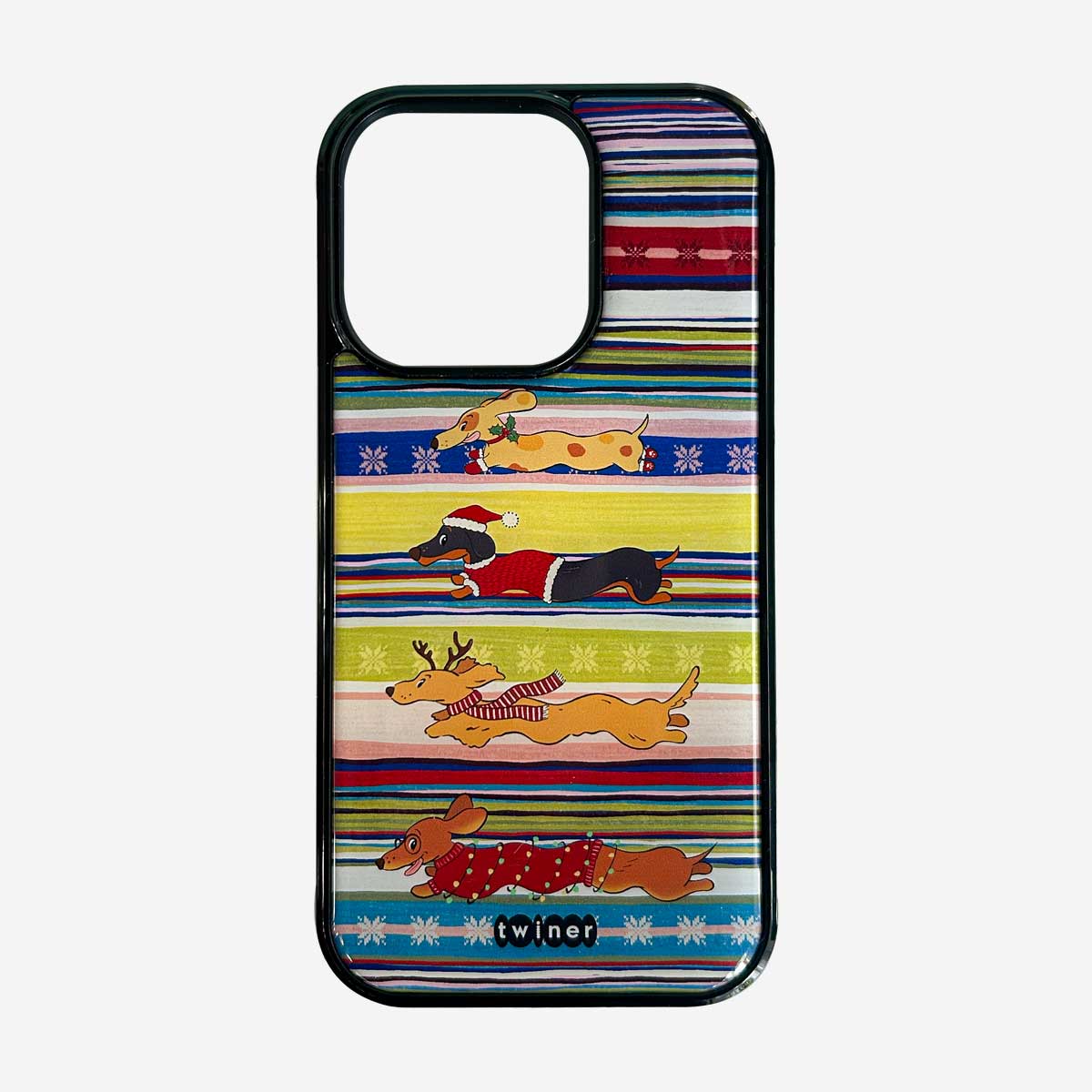 [Pre-order] Twiner Winter Edition Dachshund Phone Case (Epoxy)