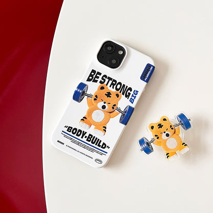 Squat Hey Tiger Phone Case (Hard/Card Storage) (2色)