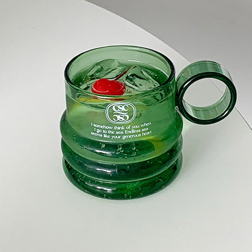 Clover Social Club Language Of Flowers Cup ver.2 (Black/Green)