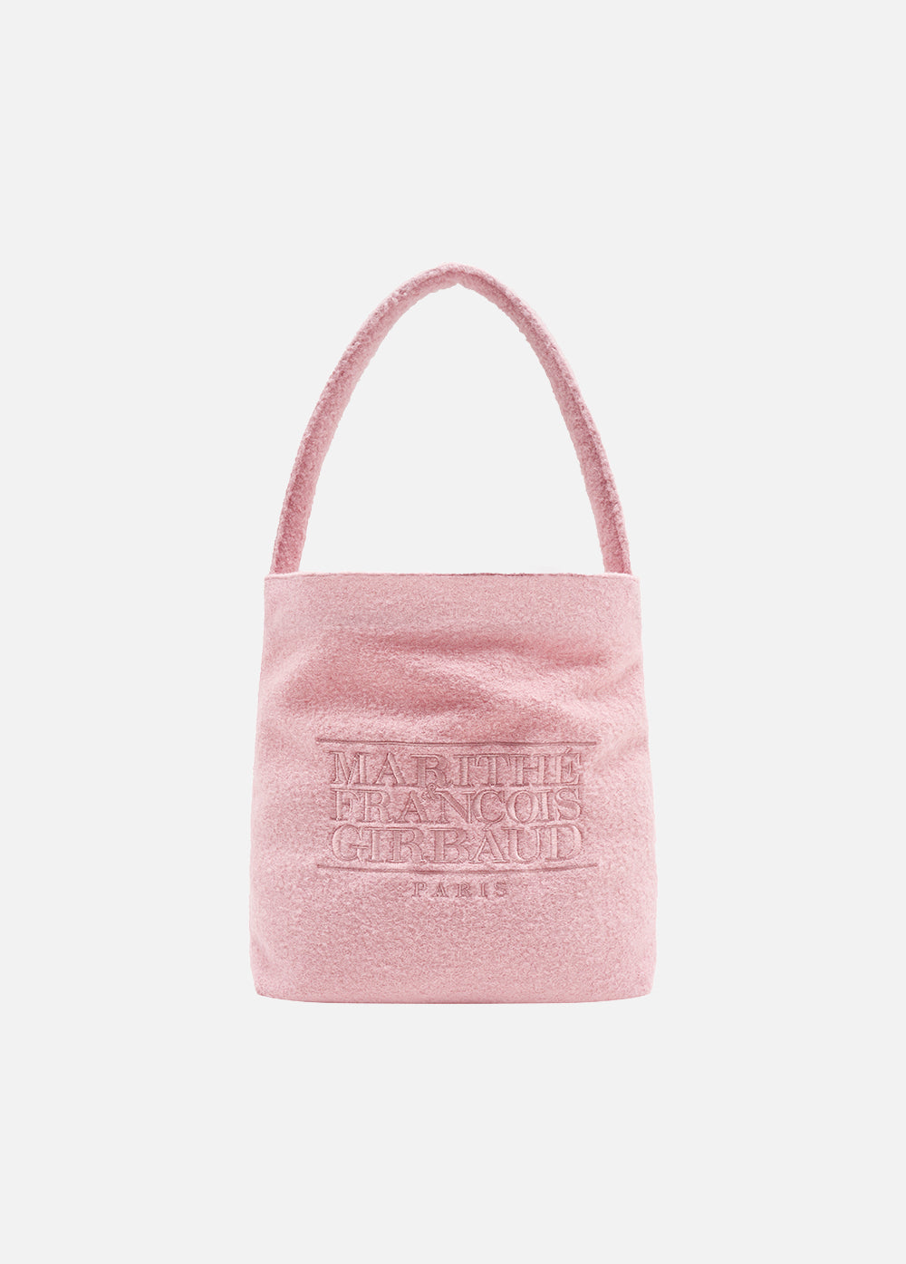 MARITHÉ FRANÇOIS GIRBAUD CLASSIC LOGO BOUCLE SHOULDER BAG pink