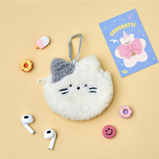 Butter Shop Milk Cat Airpods/Coin Pouch