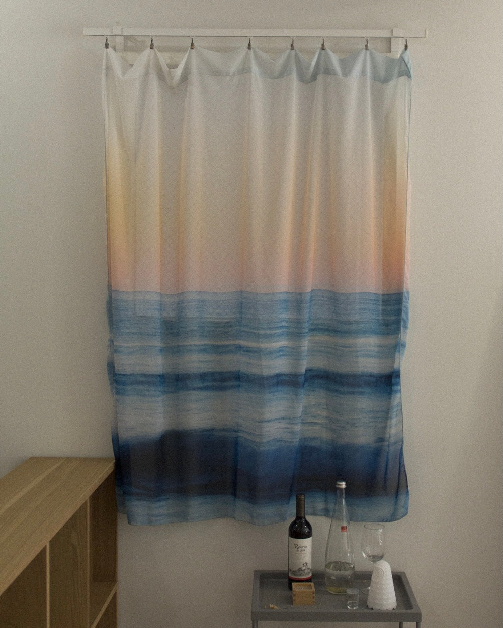 Before Sunset Chiffon Curtain Fabric Poster (3 Size)